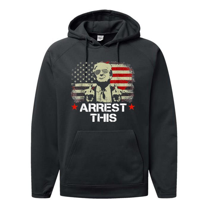 Arrest This Trump Performance Fleece Hoodie