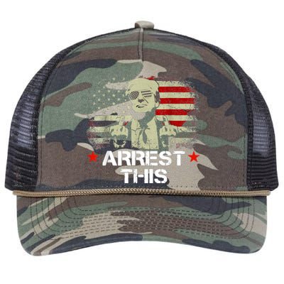 Arrest This Trump Retro Rope Trucker Hat Cap