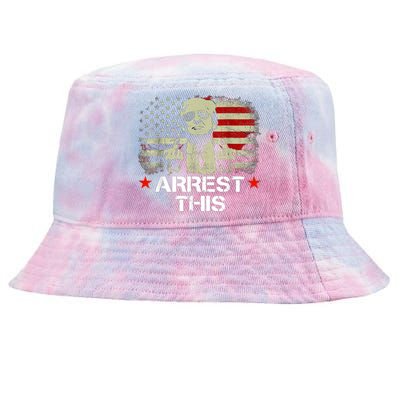 Arrest This Trump Tie-Dyed Bucket Hat