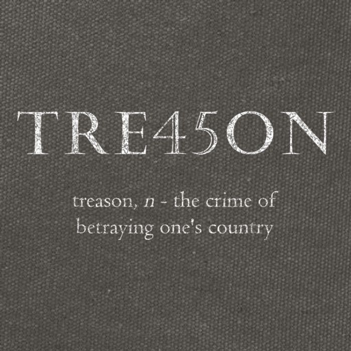 Antitrump Treason | Tre45on Distressed Impeach Cotton Canvas Backpack