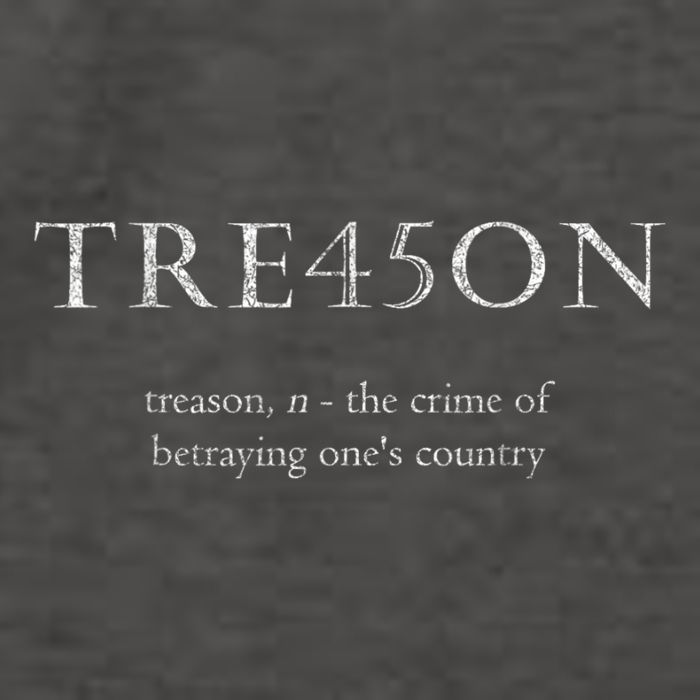 Antitrump Treason | Tre45on Distressed Impeach Vector Backpack