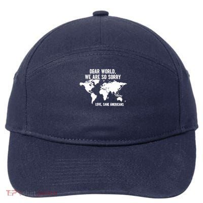 Apology To The World 7-Panel Snapback Hat
