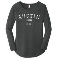 Austin Texas Tx Vintage Women's Perfect Tri Tunic Long Sleeve Shirt