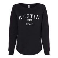 Austin Texas Tx Vintage Womens California Wash Sweatshirt