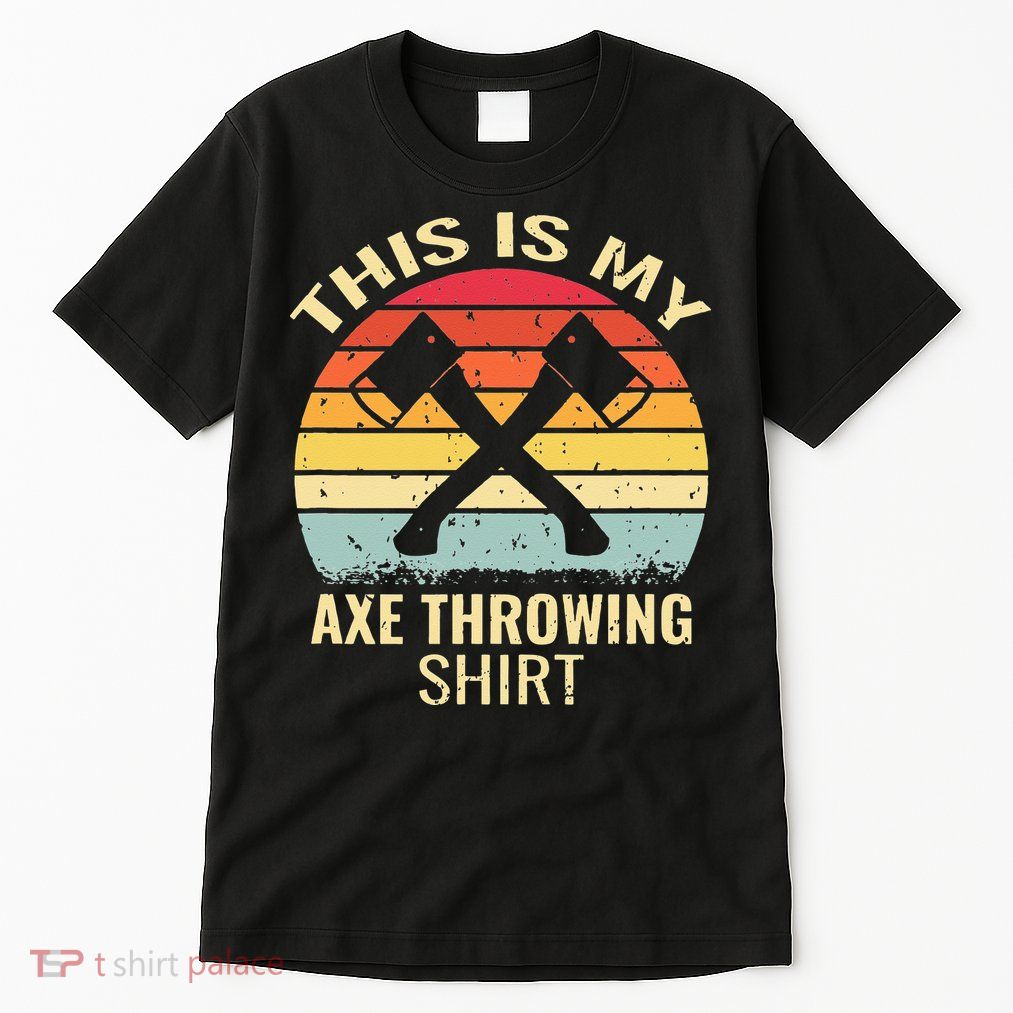 Axe Throwing Throw Retro Axe Throwing Hatchet Tall T-Shirt