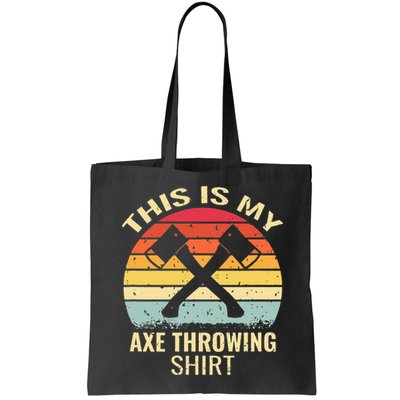 Axe Throwing Throw Retro Axe Throwing Hatchet Bag