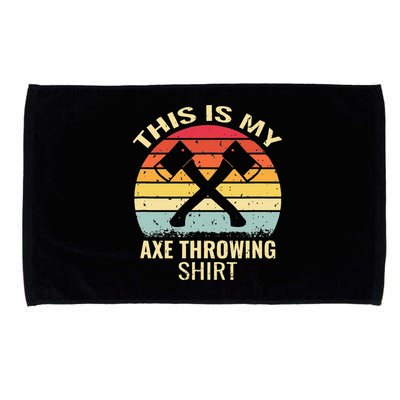 Axe Throwing Throw Retro Axe Throwing Hatchet Microfiber Hand Towel