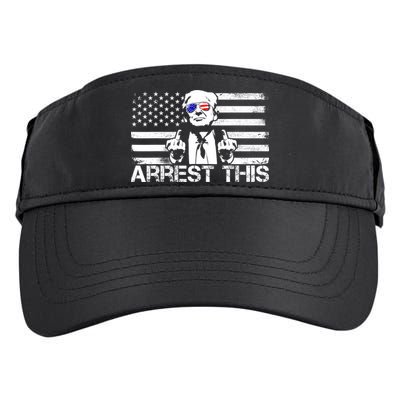Arrest This Trump Fingers Pro Trump 2024 Trump Arrest This Adult Drive Performance Visor