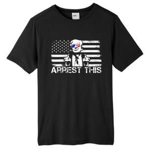 Arrest This Trump Fingers Pro Trump 2024 Trump Arrest This Tall Fusion ChromaSoft Performance T-Shirt