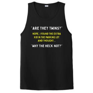 Are They Twins Hilarious Daddy Joke Fathers Day PosiCharge Competitor Tank