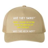 Are They Twins Hilarious Daddy Joke Fathers Day Yupoong Adult 5-Panel Trucker Hat