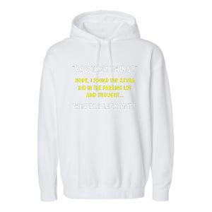 Are They Twins Hilarious Daddy Joke Fathers Day Garment-Dyed Fleece Hoodie