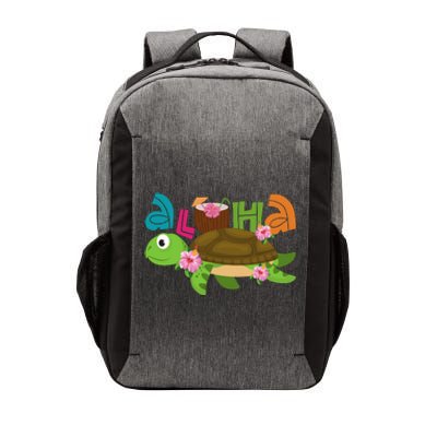 Aloha Tropical Turtle Vacation Vector Backpack