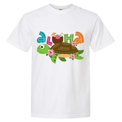 Aloha Tropical Turtle Vacation Garment-Dyed Heavyweight T-Shirt