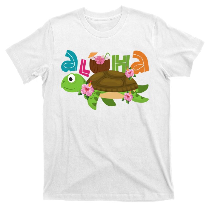 Aloha Tropical Turtle Vacation T-Shirt