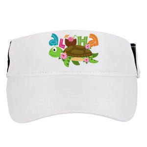 Aloha Tropical Turtle Vacation Adult Drive Performance Visor