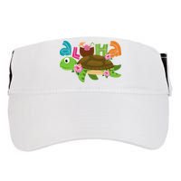 Aloha Tropical Turtle Vacation Adult Drive Performance Visor