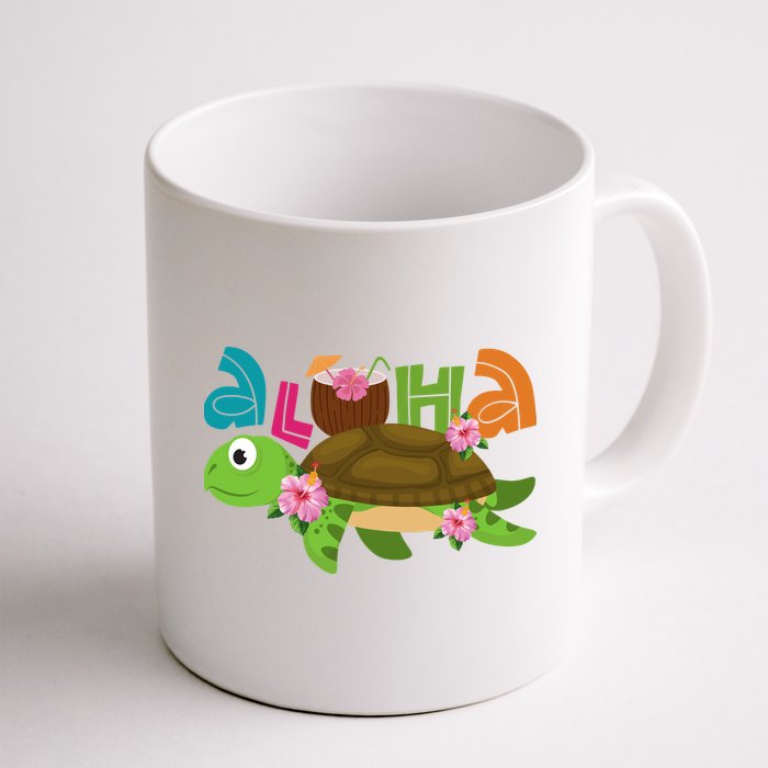 Aloha Tropical Turtle Vacation Mug