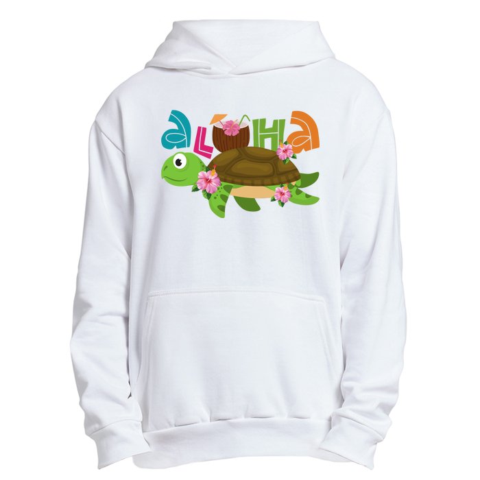 Aloha Tropical Turtle Vacation Urban Pullover Hoodie