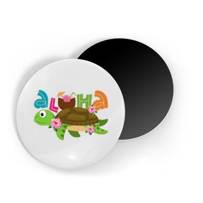 Aloha Tropical Turtle Vacation Magnet