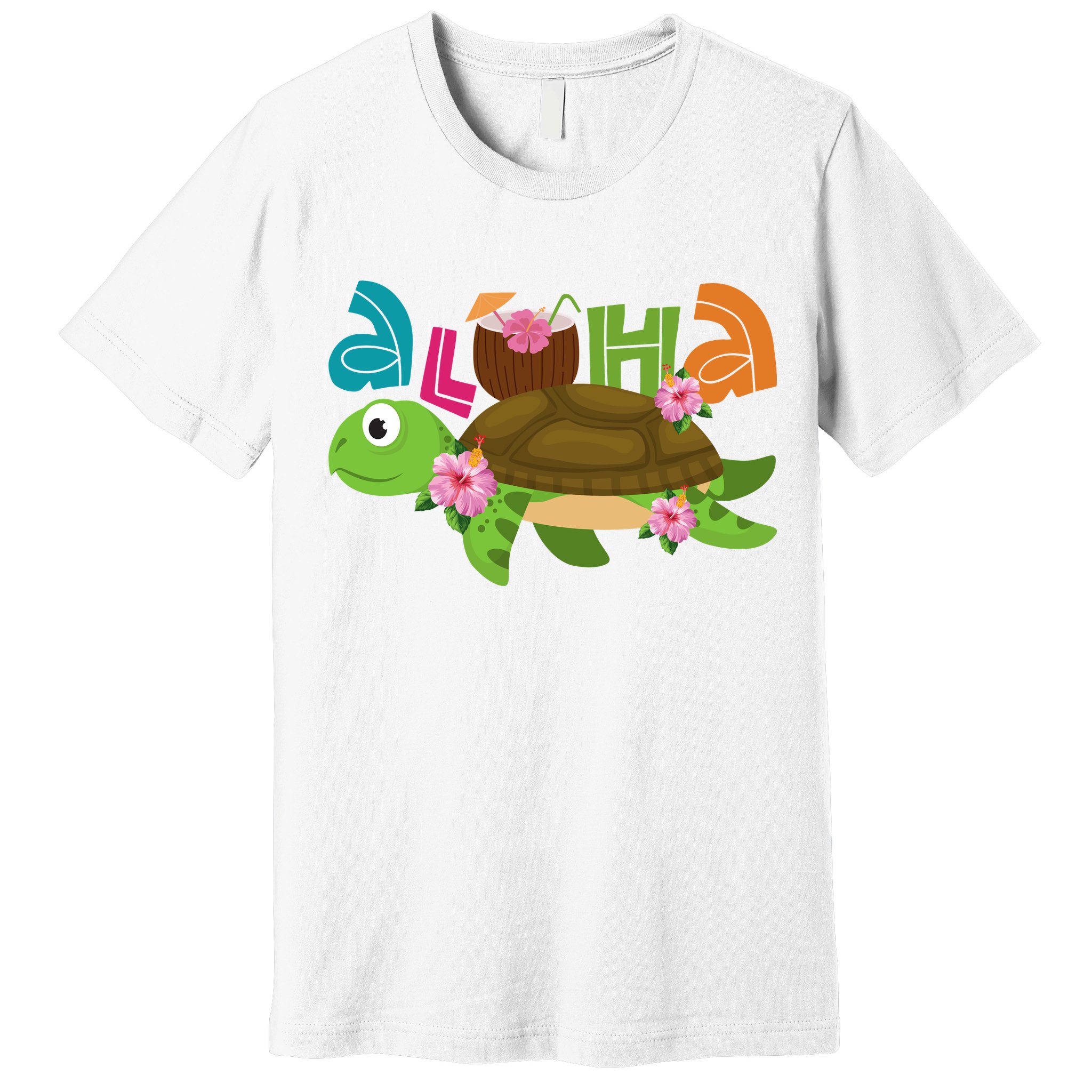 Aloha Tropical Turtle Vacation Premium T-Shirt