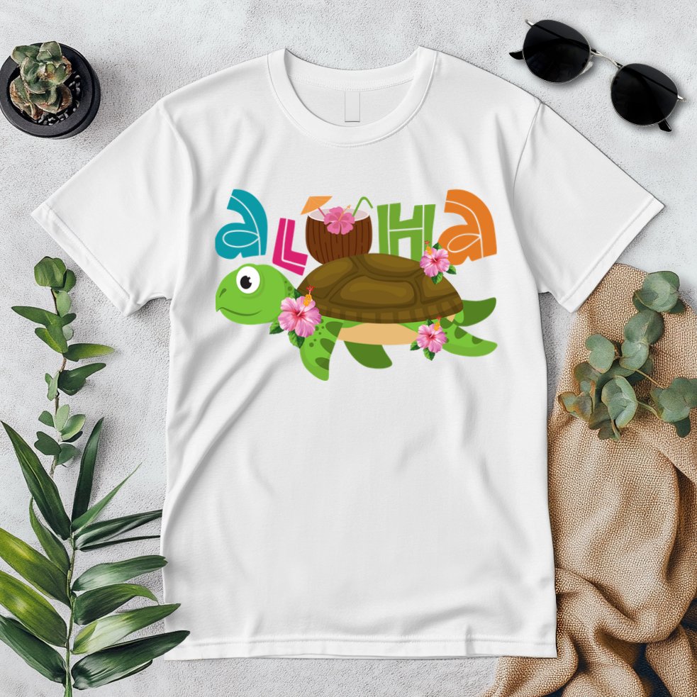 Aloha Tropical Turtle Vacation Premium T-Shirt