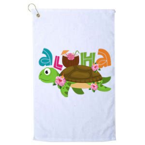 Aloha Tropical Turtle Vacation Platinum Collection Golf Towel