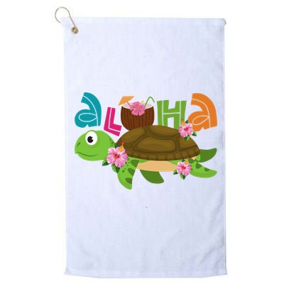 Aloha Tropical Turtle Vacation Platinum Collection Golf Towel