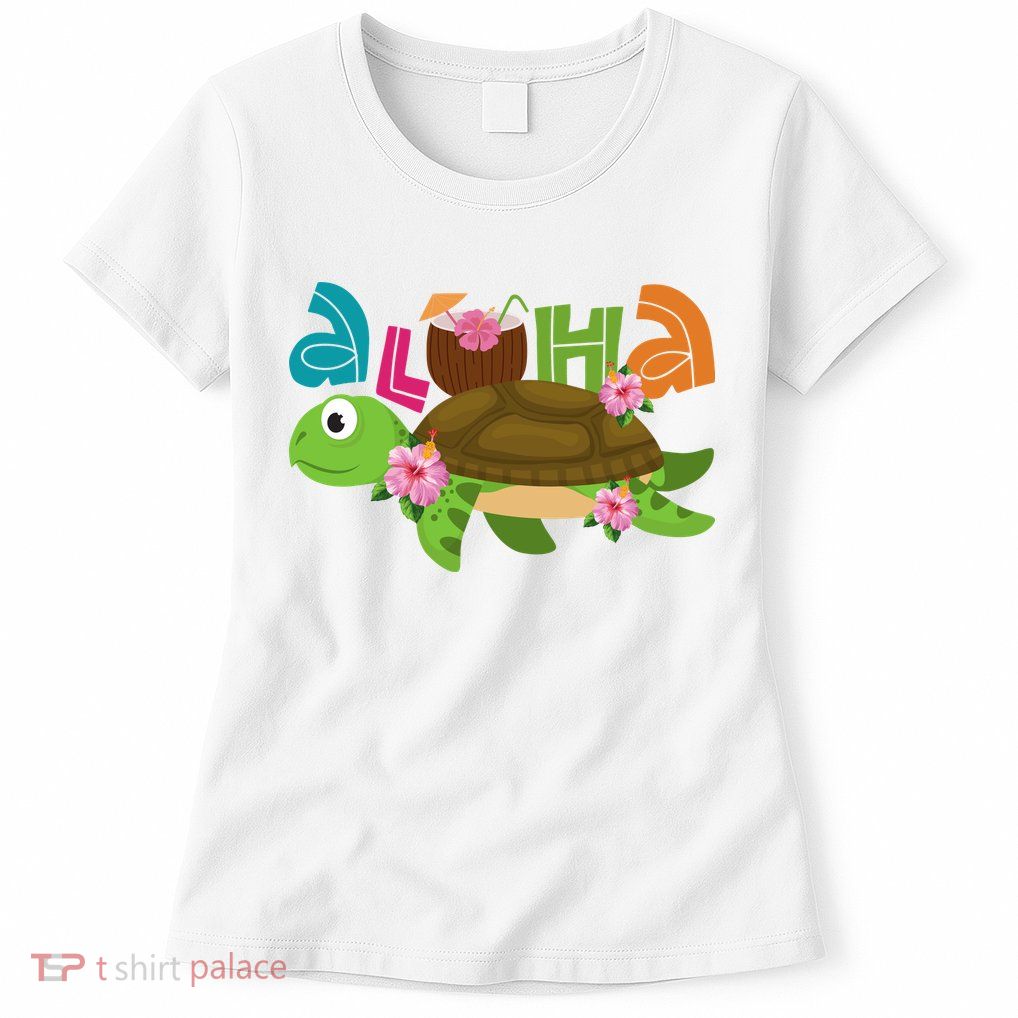 Aloha Tropical Turtle Vacation Women's T-Shirt