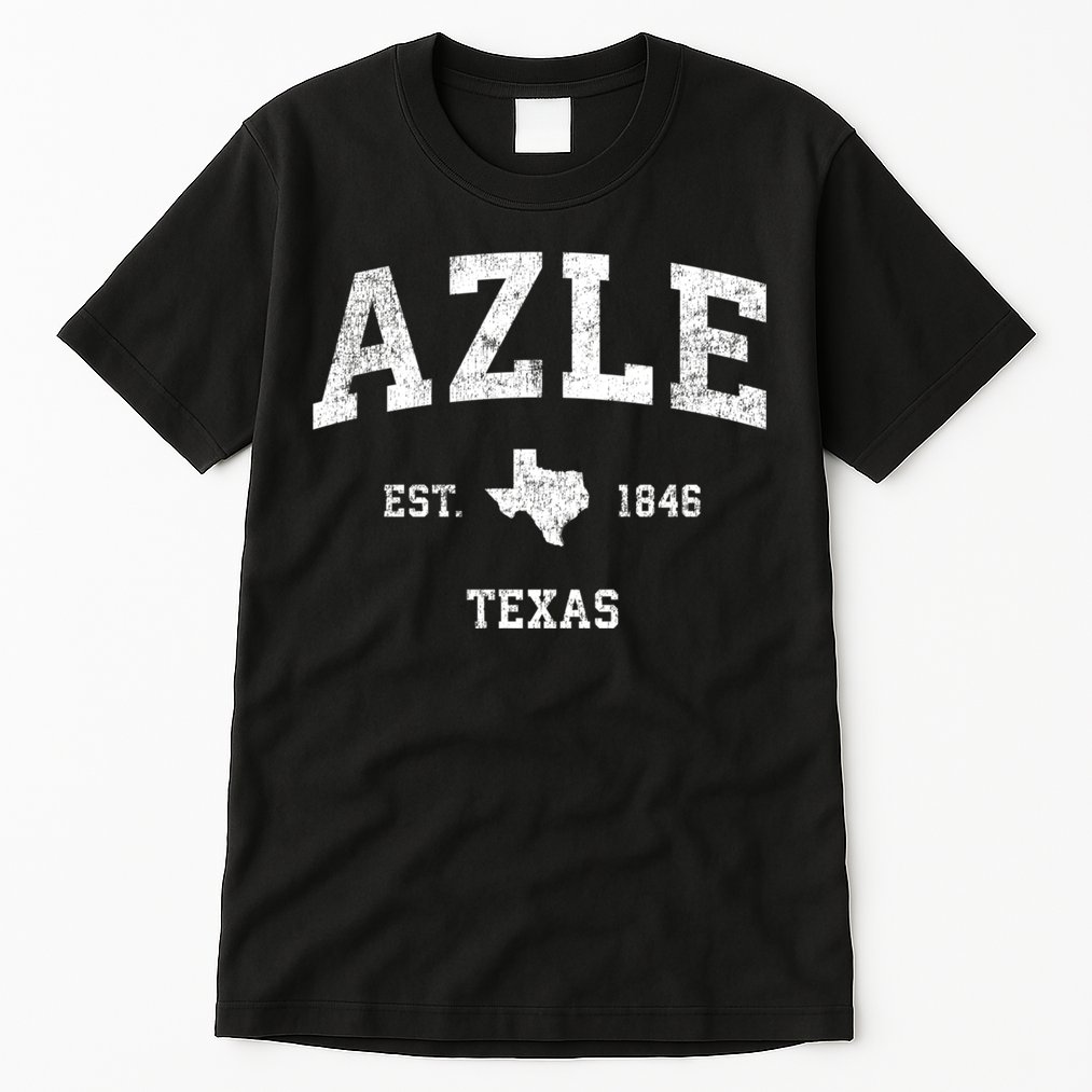 Azle Texas Tx Vintage Athletic Sports Tall T-Shirt