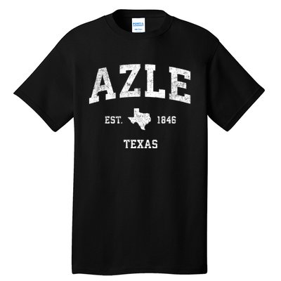 Azle Texas Tx Vintage Athletic Sports Tall T-Shirt