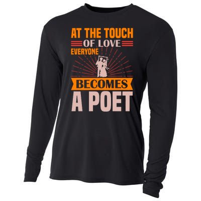 At The Touch Of Love Everyone Becomes A Poet Cooling Performance Long Sleeve Crew