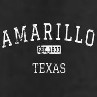 Amarillo Texas TX Vintage Golf Towel