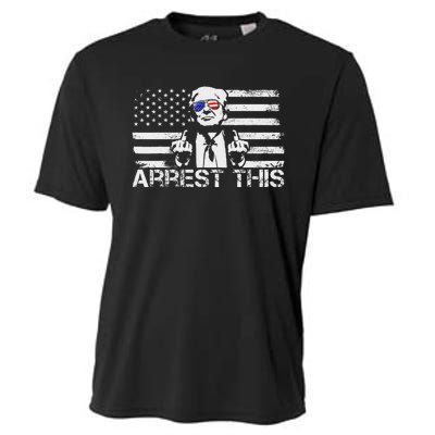 Arrest This Trump Fingers Pro Trump Trump Arrest This Cooling Performance Crew T-Shirt