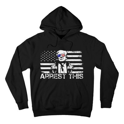 Arrest This Trump Fingers Pro Trump Trump Arrest This Hoodie