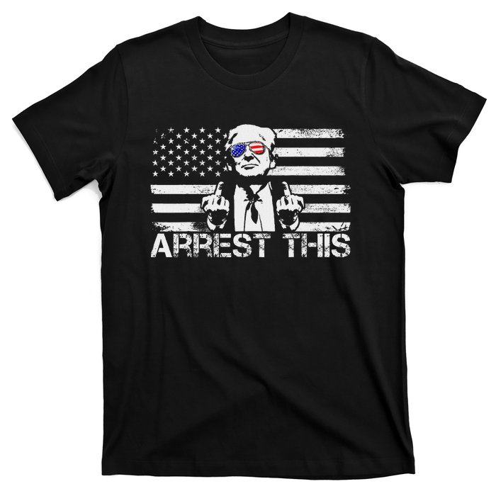 Arrest This Trump Fingers Pro Trump Trump Arrest This T-Shirt