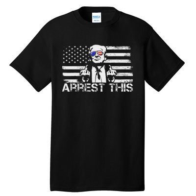 Arrest This Trump Fingers Pro Trump Trump Arrest This Tall T-Shirt