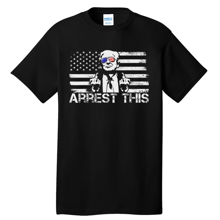 Arrest This Trump Fingers Pro Trump Trump Arrest This Tall T-Shirt