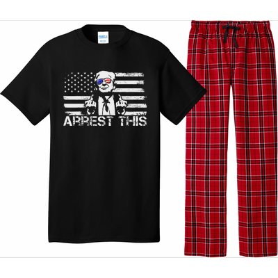 Arrest This Trump Fingers Pro Trump Trump Arrest This Pajama Set