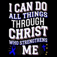 All Things Through Christ Juvenile Arthritis Awareness Sweatshirt