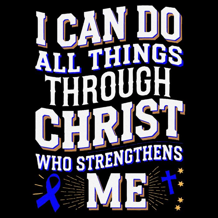 All Things Through Christ Juvenile Arthritis Awareness Sweatshirt