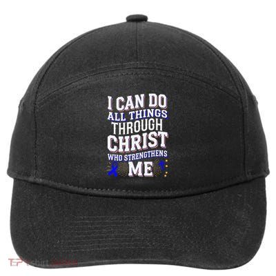 All Things Through Christ Juvenile Arthritis Awareness 7-Panel Snapback Hat