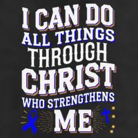 All Things Through Christ Juvenile Arthritis Awareness Adult Drive Performance Visor