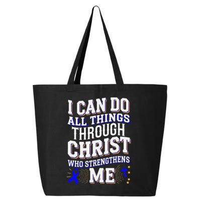 All Things Through Christ Juvenile Arthritis Awareness 25L Jumbo Tote
