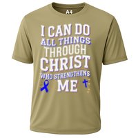 All Things Through Christ Juvenile Arthritis Awareness Cooling Performance Crew T-Shirt