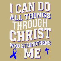 All Things Through Christ Juvenile Arthritis Awareness Cooling Performance Crew T-Shirt
