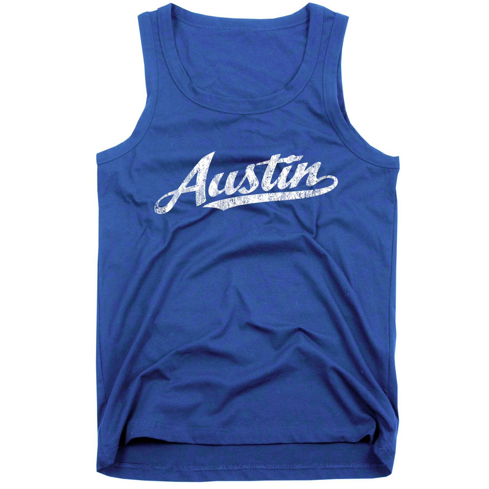 Austin Texas Tx Cute Gift Vintage Sports Script Retro Gift Tee Tank Top