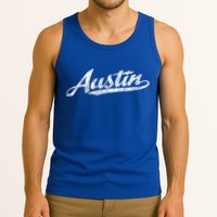 Austin Texas Tx Cute Gift Vintage Sports Script Retro Gift Tee Tank Top