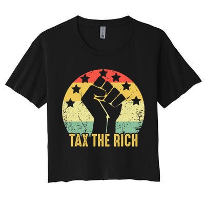 Aoc Tax The Rich Anti Capitalist Political Crop Top