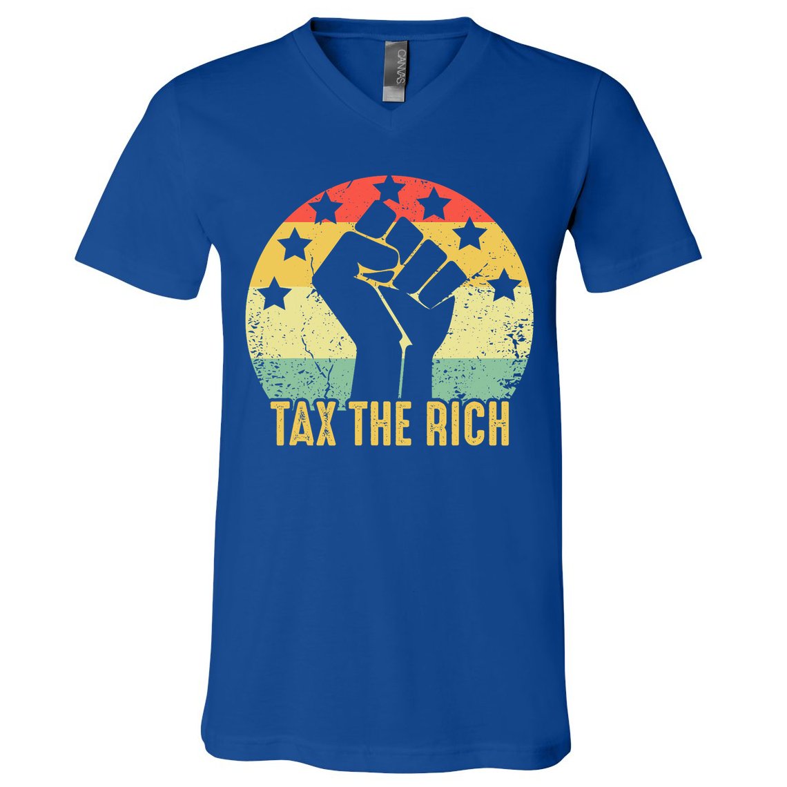 Aoc Tax The Rich Anti Capitalist Political V-Neck T-Shirt